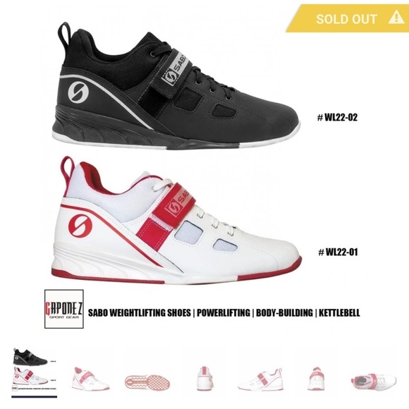 Sabo Weightlifting Powerlifting Athletic Shoe Size 40 - Picture 6 of 16